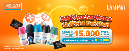 Beli Voucher Game, Dapat Cashback dan Diskon Posh! Hanya di Dan+Dan!